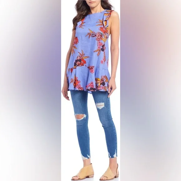 Free People Summer in Tulum Tunic Top - Picture 2 of 5